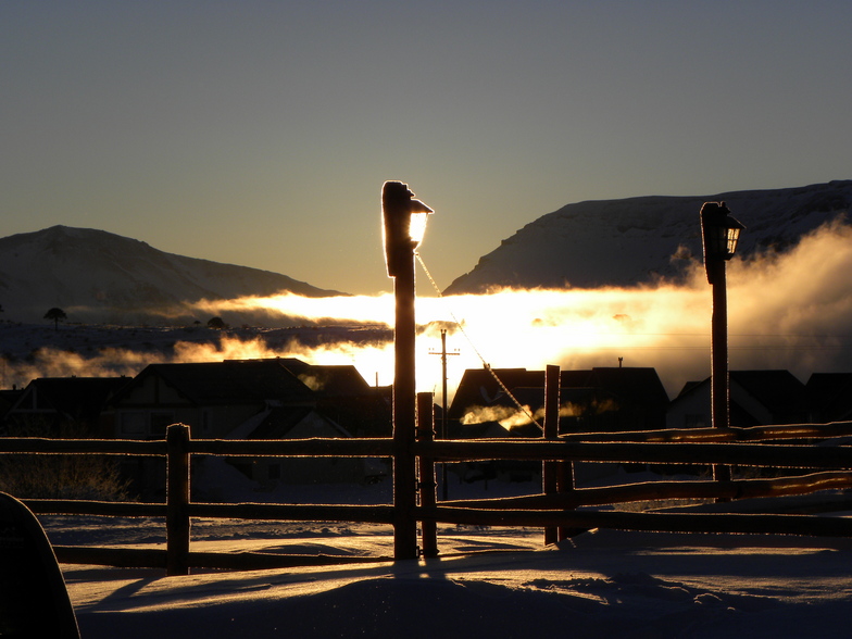 Caviahue resort snow