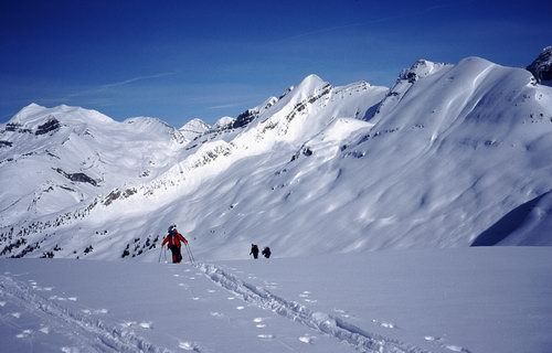 Rocky Mountain resort snow