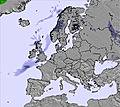 Europe snow map