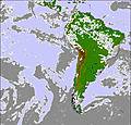 South America Cloud Map