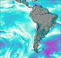 South America Wind Map