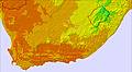 South Africa Temperature Map