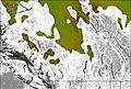 Southwest Canada Cloud Map